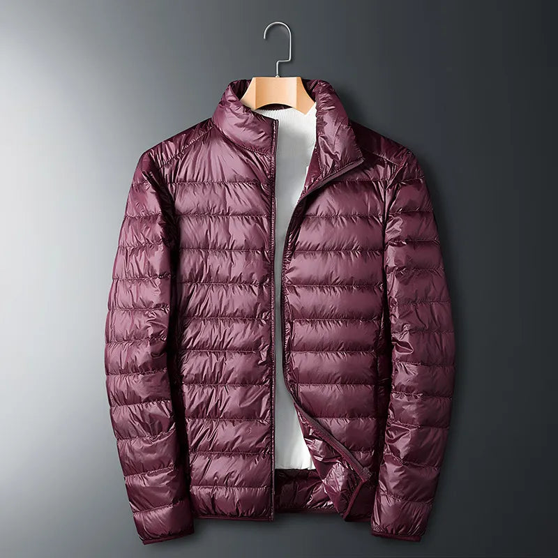Street-wave Lightweight Puffer Blazer For Men With Premium Quilted Comfort And Modern Urban Style