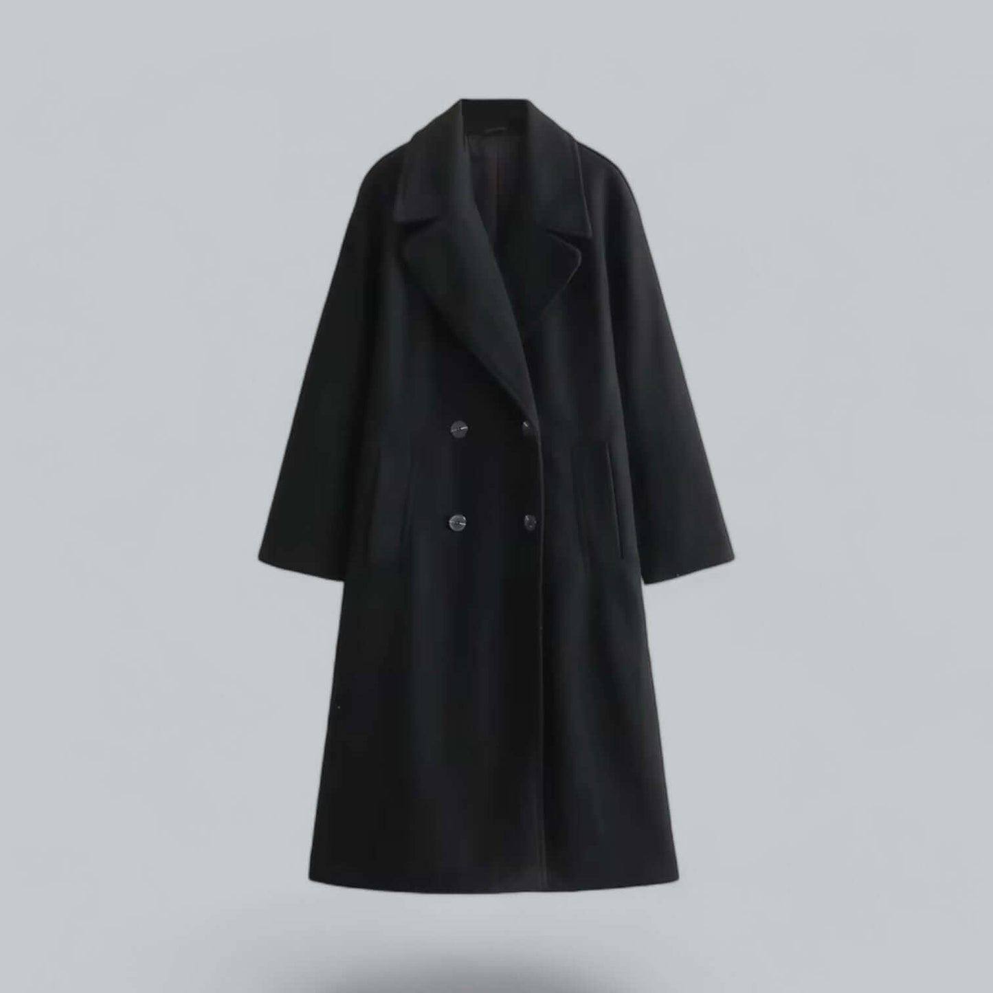 Street-wave Women Oversized Buttoned Coat For Timeless Elegance And Modern Comfort