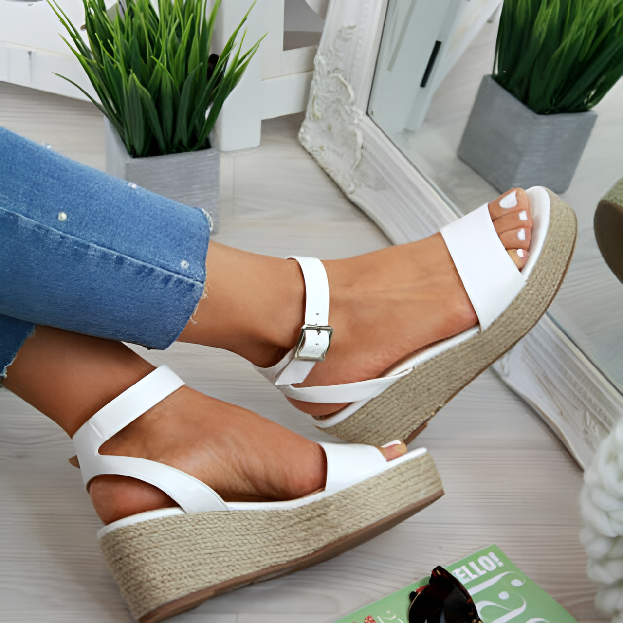 Espadrille Sandals For Women Street Wave Lightweight Breathable Summer Must Have Stylish Comfort