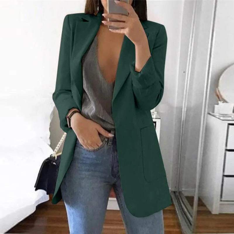 Street-wave Serena Streetwear Blazer For Stylish Professionals With Modern Silhouette And Versatility