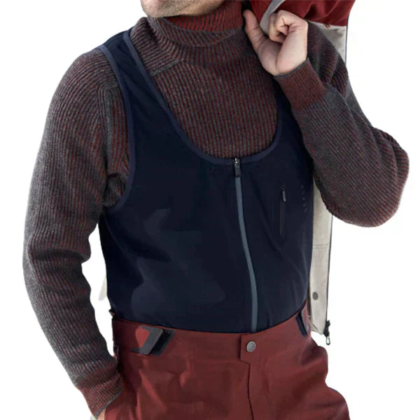 Street-Wave Men's Turtleneck Sweater With Structured Knit Multilayer Lining For All-Day Comfort