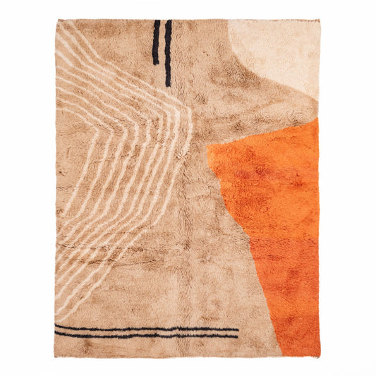 Desert Mirage - Luxury Shag Moroccan Rug - Street-Wave