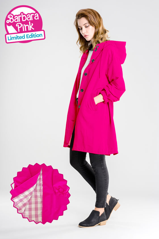 Street-Wave Waterproof Hooded Windbreaker Plus Size Rain Jacket For Women Everyday Comfort