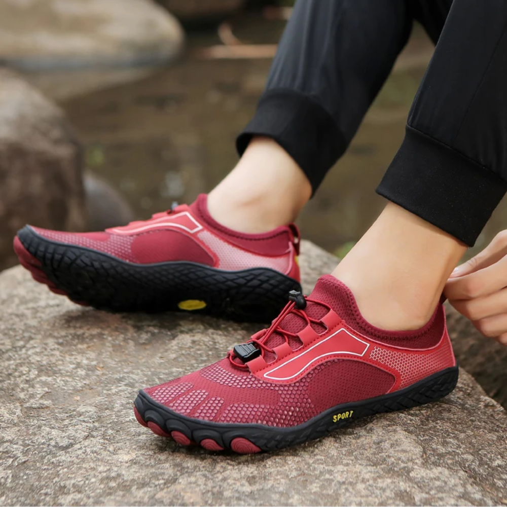 Street Wave Men's Barefoot Shoes With Orthopedic Support For Outdoor Adventurers