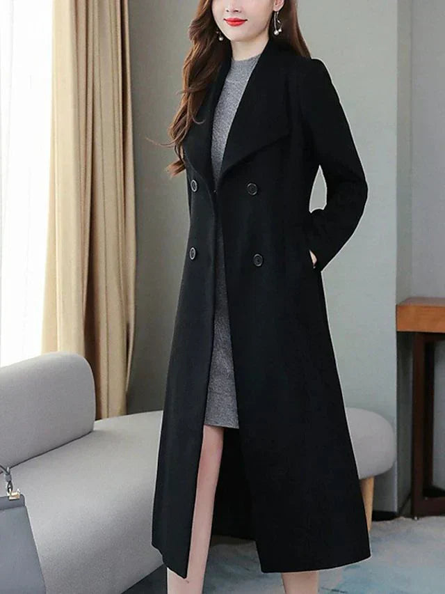 Street Wave Carmen Thick Wool Coat For Women Warmth Timeless Design Easy Care Sustainable Cozy Everyday Wear