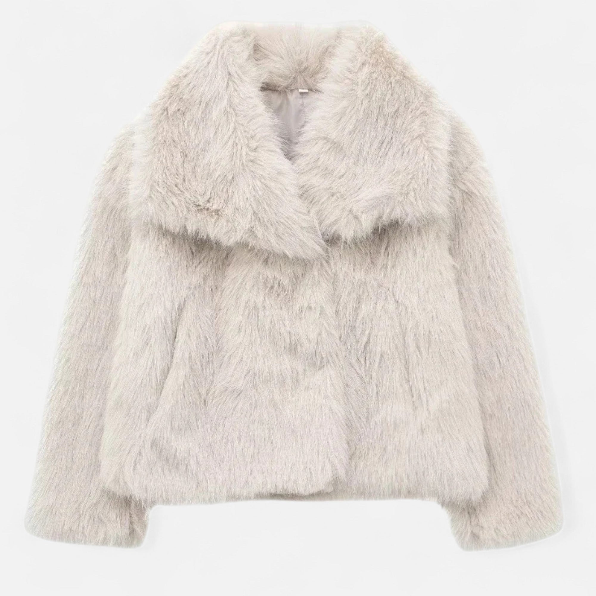 Anna Women Faux Fur Jacket by Street Wave Plush Warm Chic