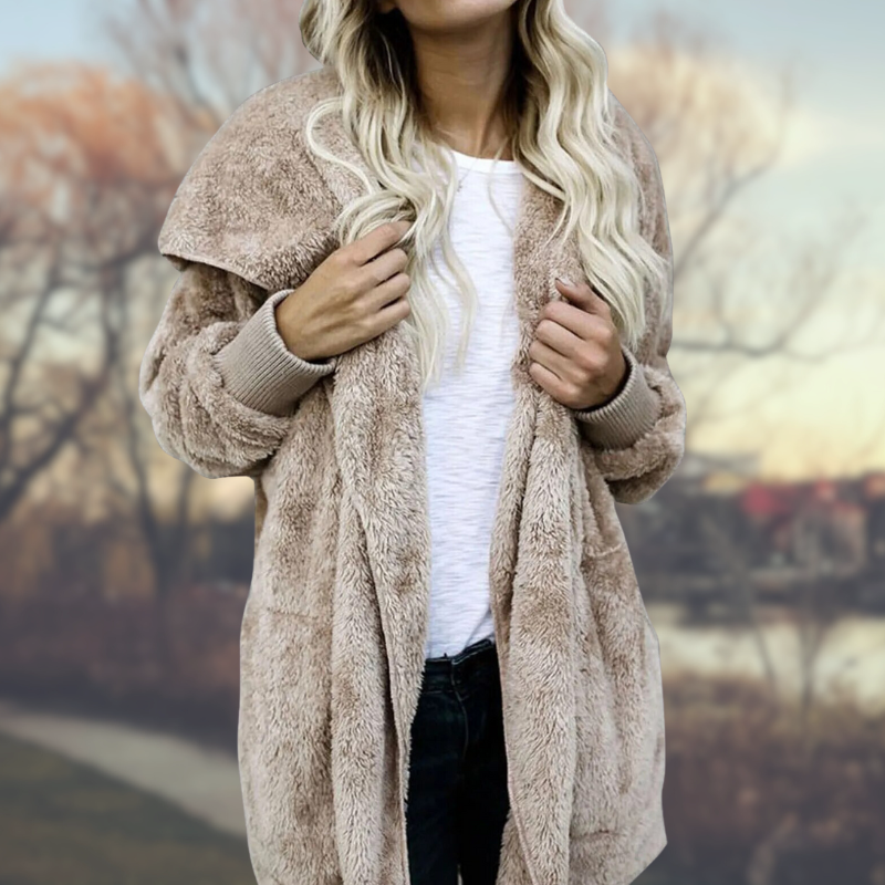 Street-wave Winter Coat for Women Cozy Plush Warmth and Effortless Style Perfect for Cold Weather