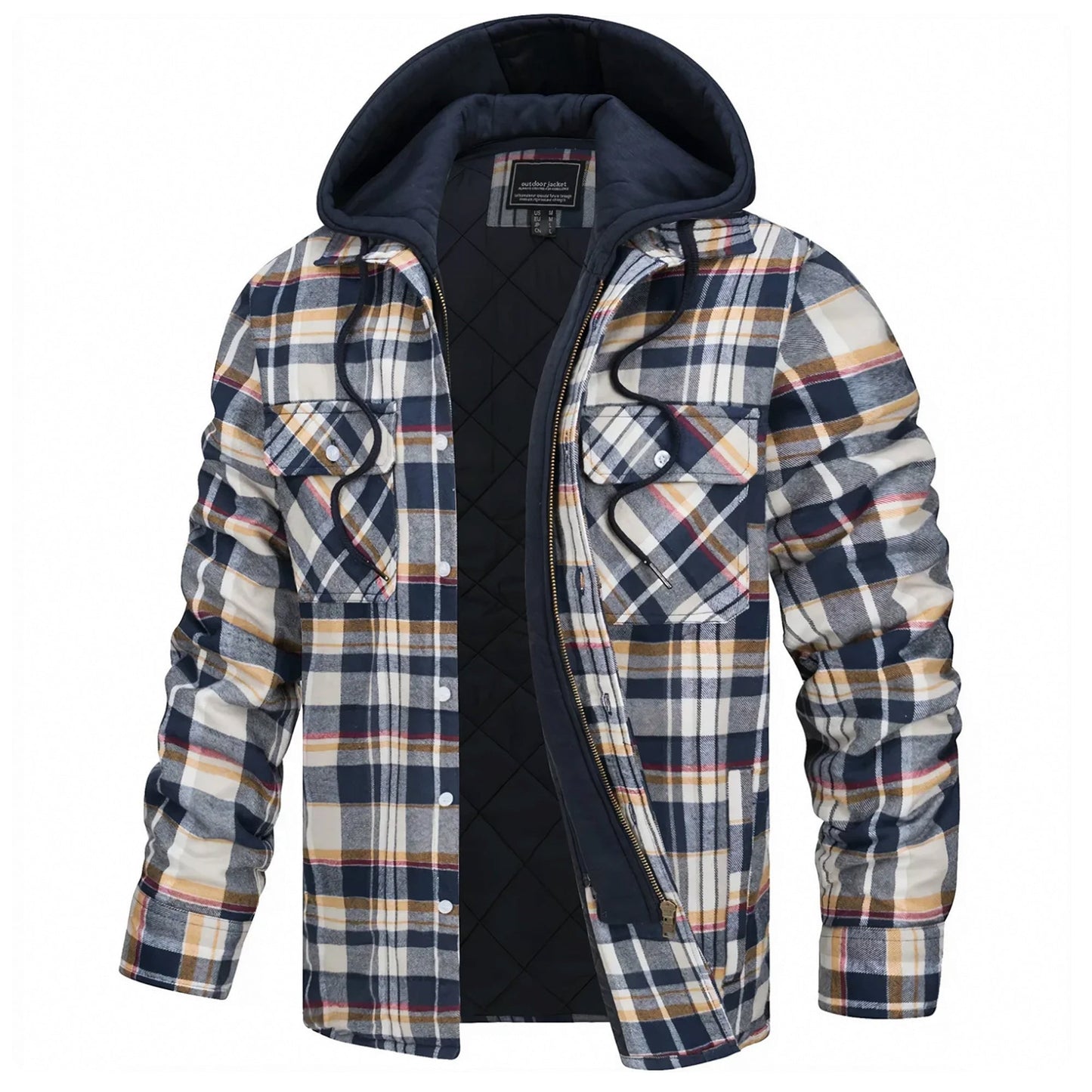 Street-Wave Parker Hooded Jacket Warm Fleece Lining Unisex