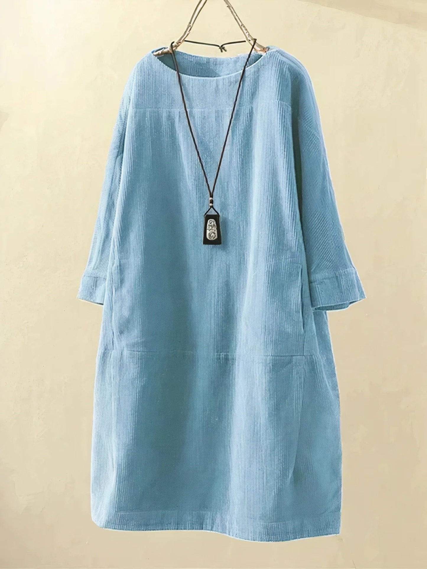 Amelia Corduroy Autumn Dress By Street Wave For Modern Stylish Women With Luxurious Comfort