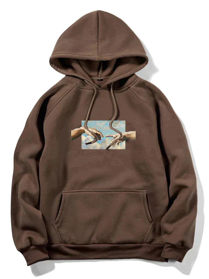 Benjamin Graphic Art Hoodie For Men By Street-Wave Soft Cozy Warm Fleece Everyday Athleisure Sweatshirt