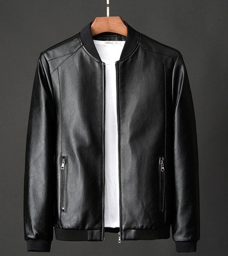 Street-wave Leather Bomber Jacket For Women With Effortless Chic And Durable Warmth