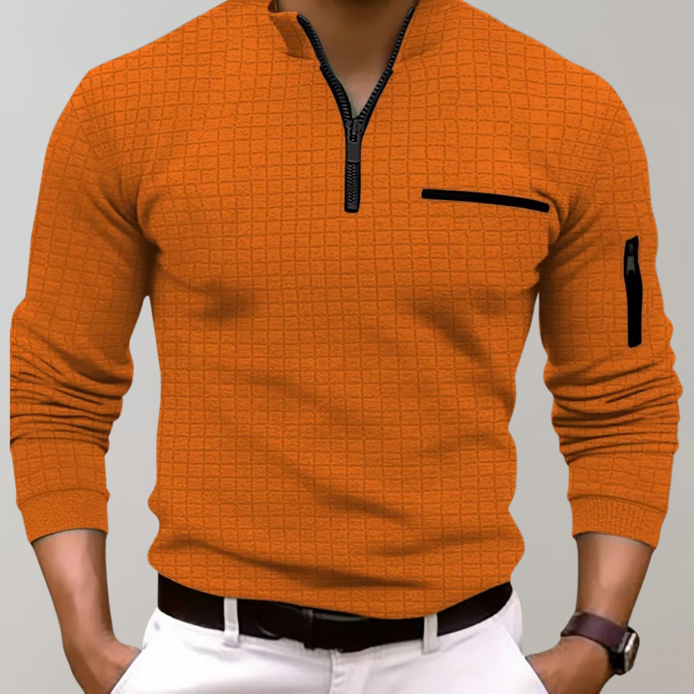 Street Wave Mens Casual Pullover Sweatshirt With Soft Comfort For Cool Days All Season Warmth