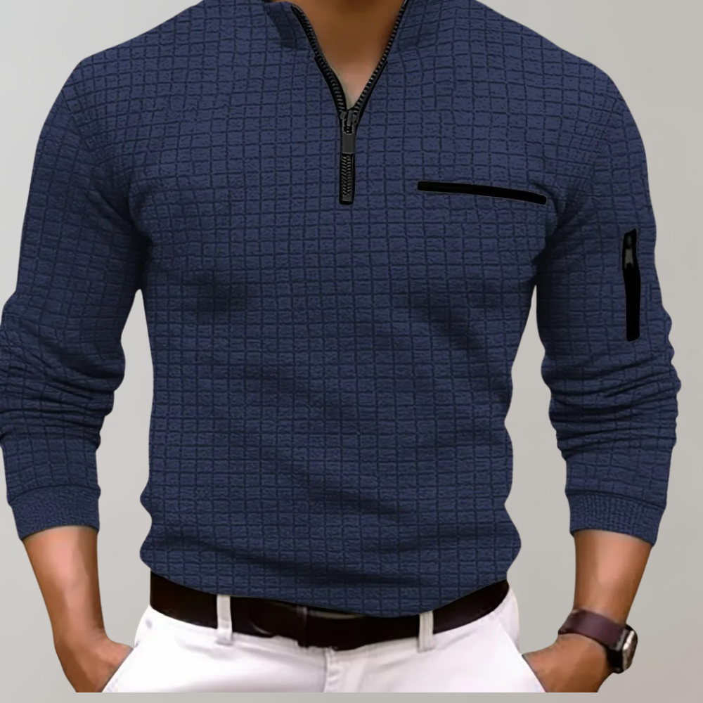 Street Wave Mens Casual Pullover Sweatshirt With Soft Comfort For Cool Days All Season Warmth