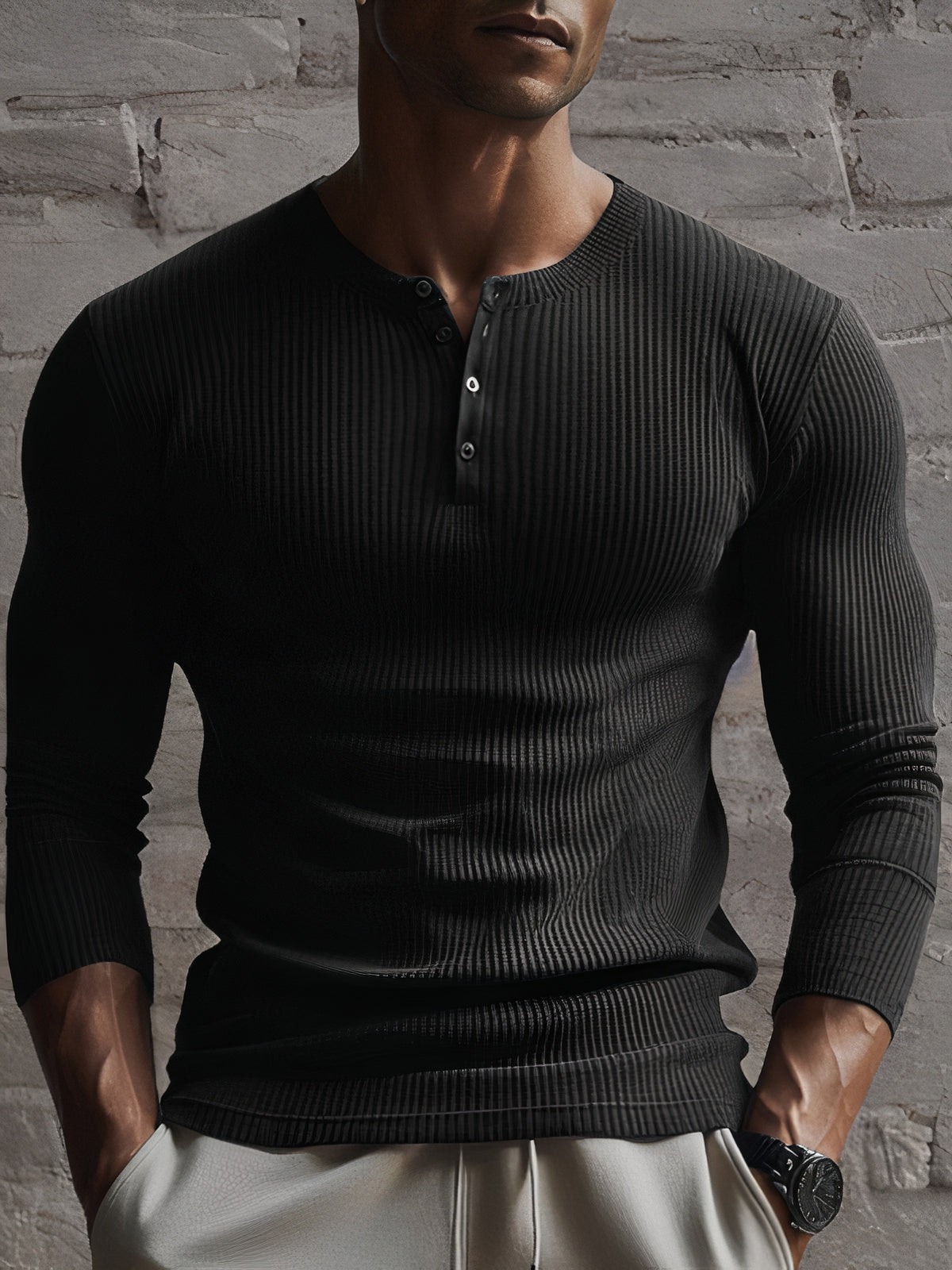 Street-wave Bertold Mens Casual Sweater For Everyday Comfort And All Day Warmth Relaxed Fit