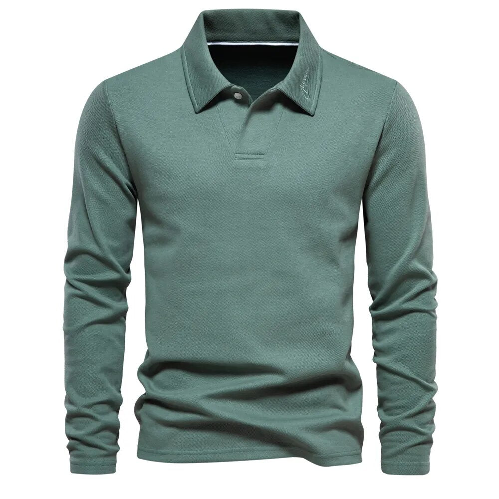 Streetwave Mens Polo Sweater Yohan Relaxed Fit Breathable All Day Comfort Casual Wear