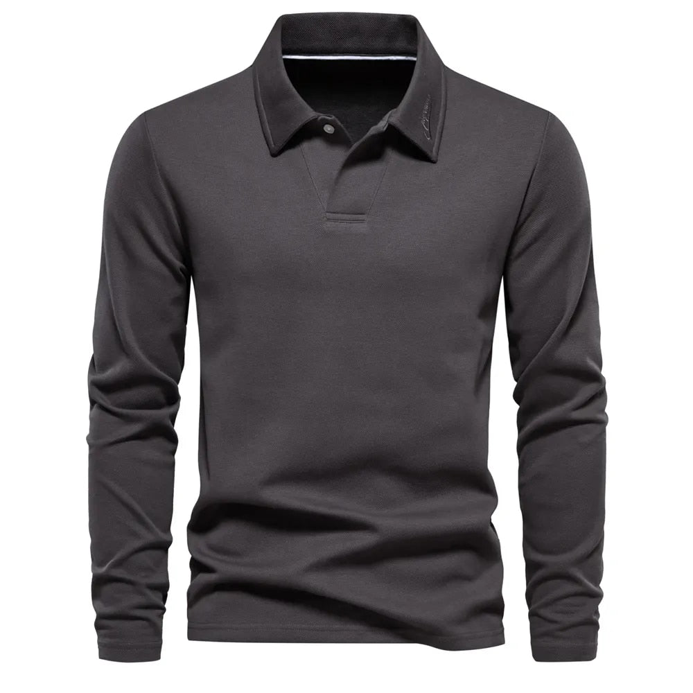 Streetwave Mens Polo Sweater Yohan Relaxed Fit Breathable All Day Comfort Casual Wear