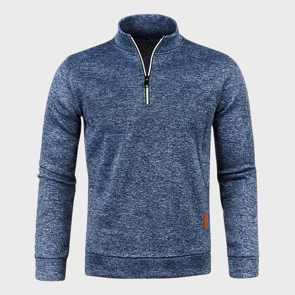 Streetwave Mens Zip Up Sweater Luca Warm Comfortable Soft Fabric Versatile Everyday Wear