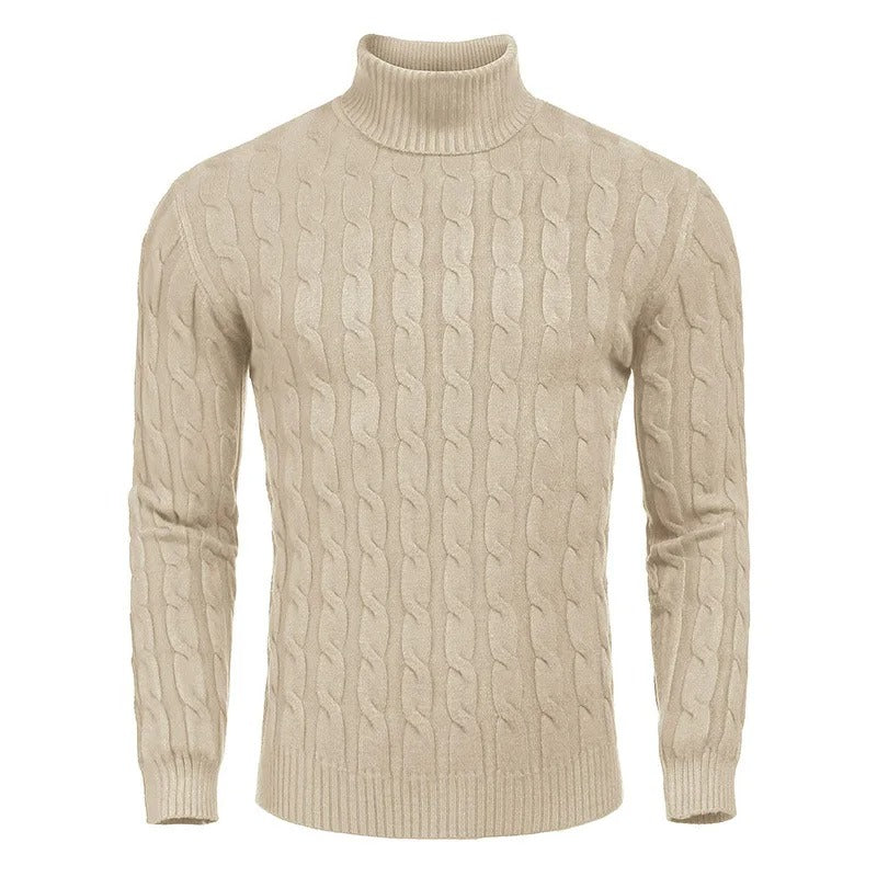 Streetwave Mens Roll Neck Sweater Cozy Comfort Knit For Cold Days Premium Classic Style
