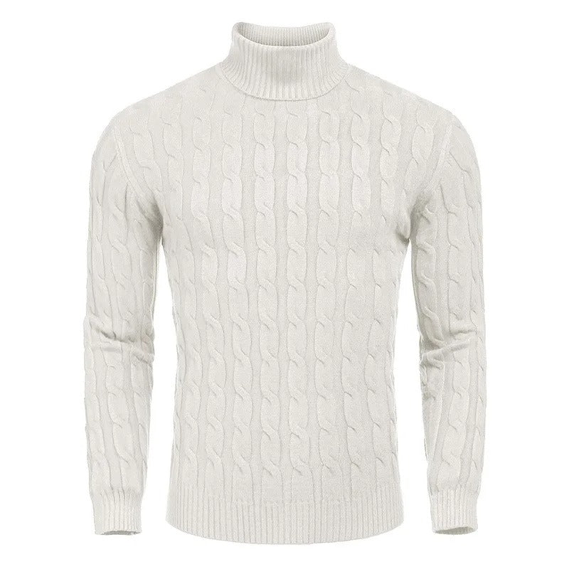 Streetwave Mens Roll Neck Sweater Cozy Comfort Knit For Cold Days Premium Classic Style