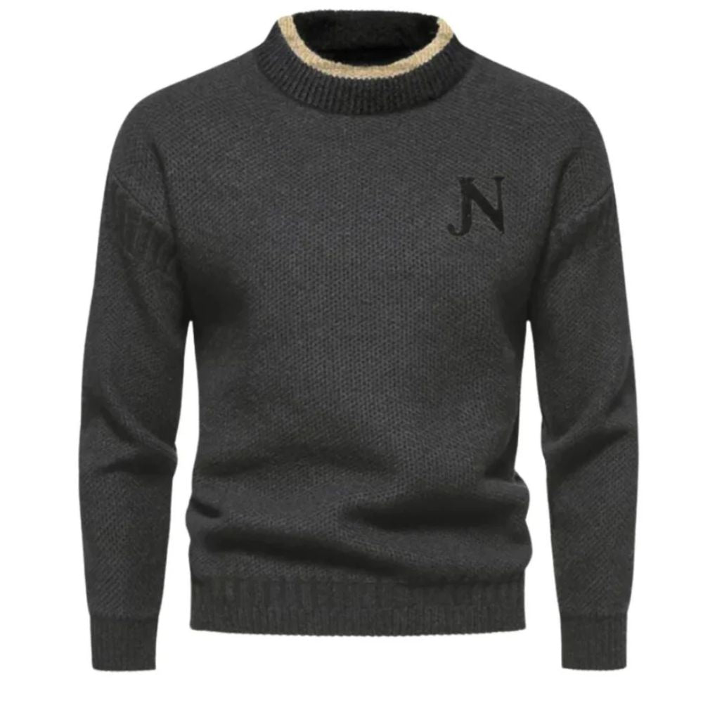 Street-wave Edgar Men's Warm Knit Pullover For Everyday Cozy Comfort And Timeless Style