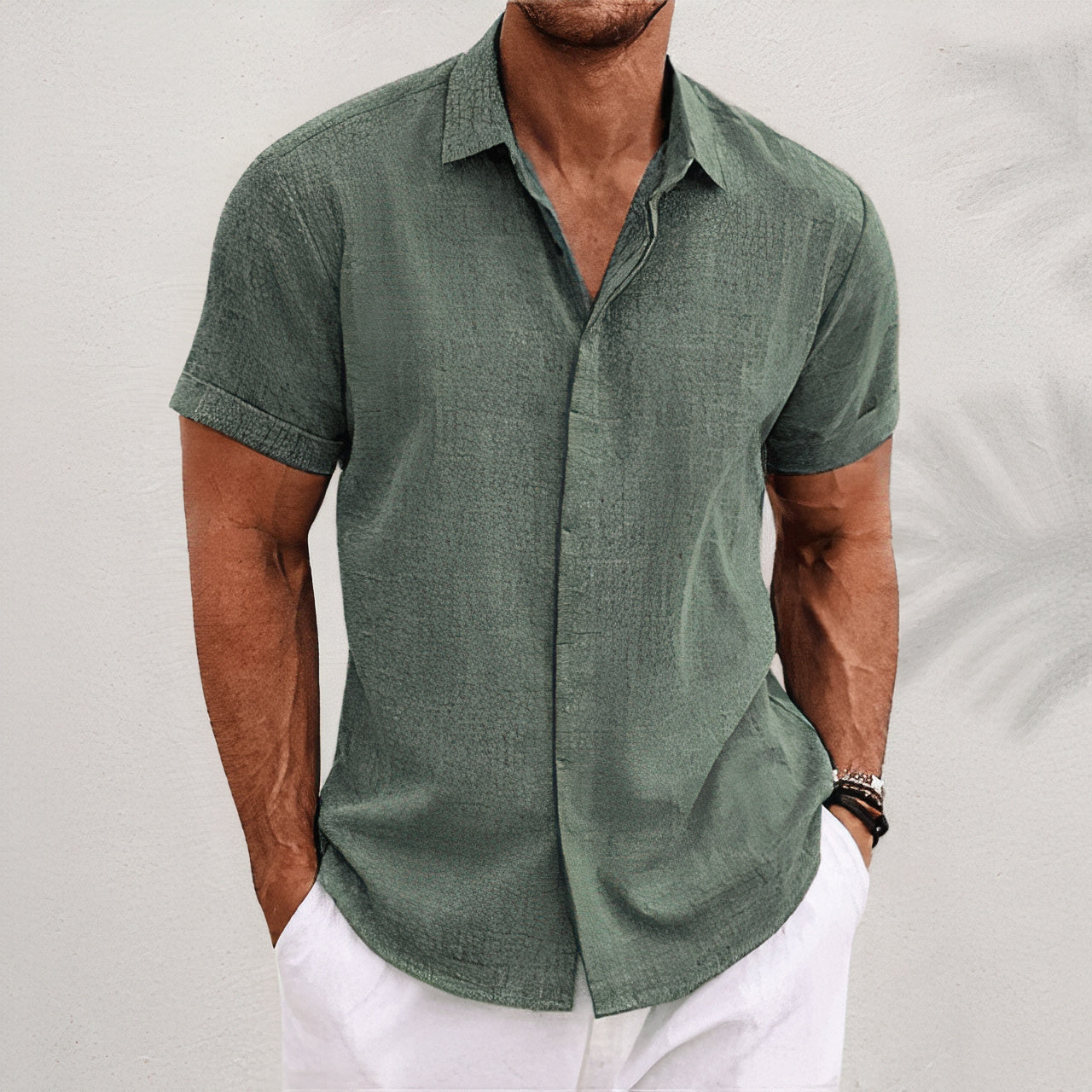Mens Summer Shirt Lightweight Breathable Comfort Fit Streetwave For Men Casual Everyday Wear