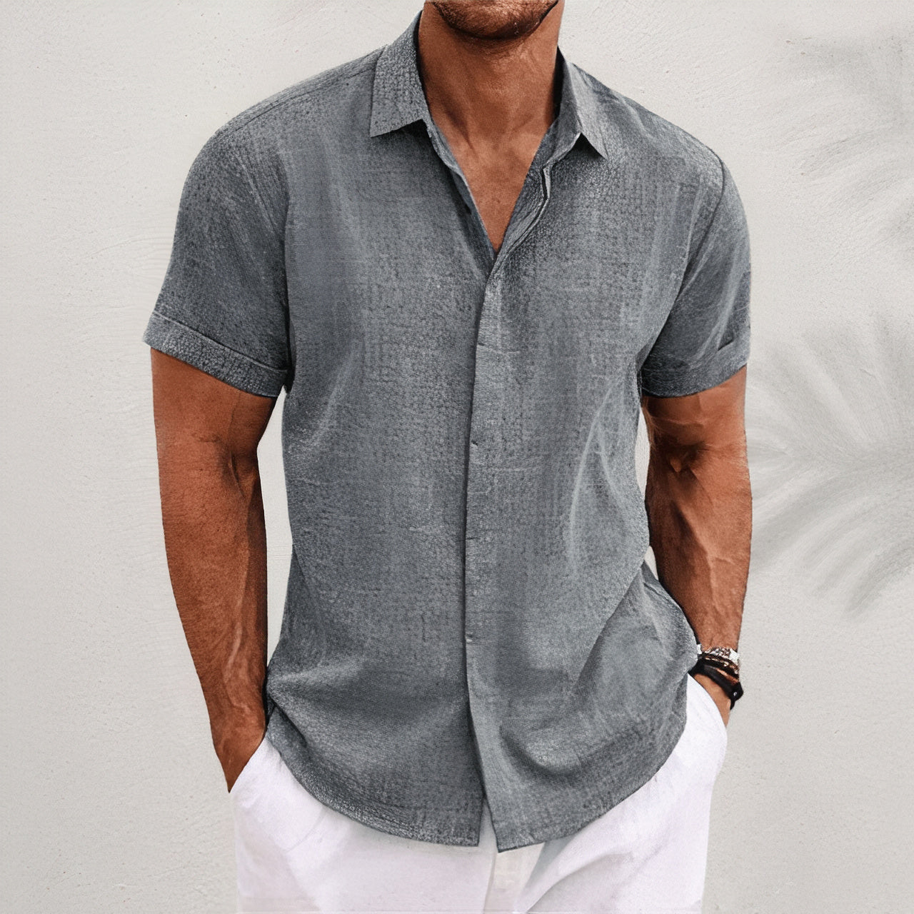 Mens Summer Shirt Lightweight Breathable Comfort Fit Streetwave For Men Casual Everyday Wear