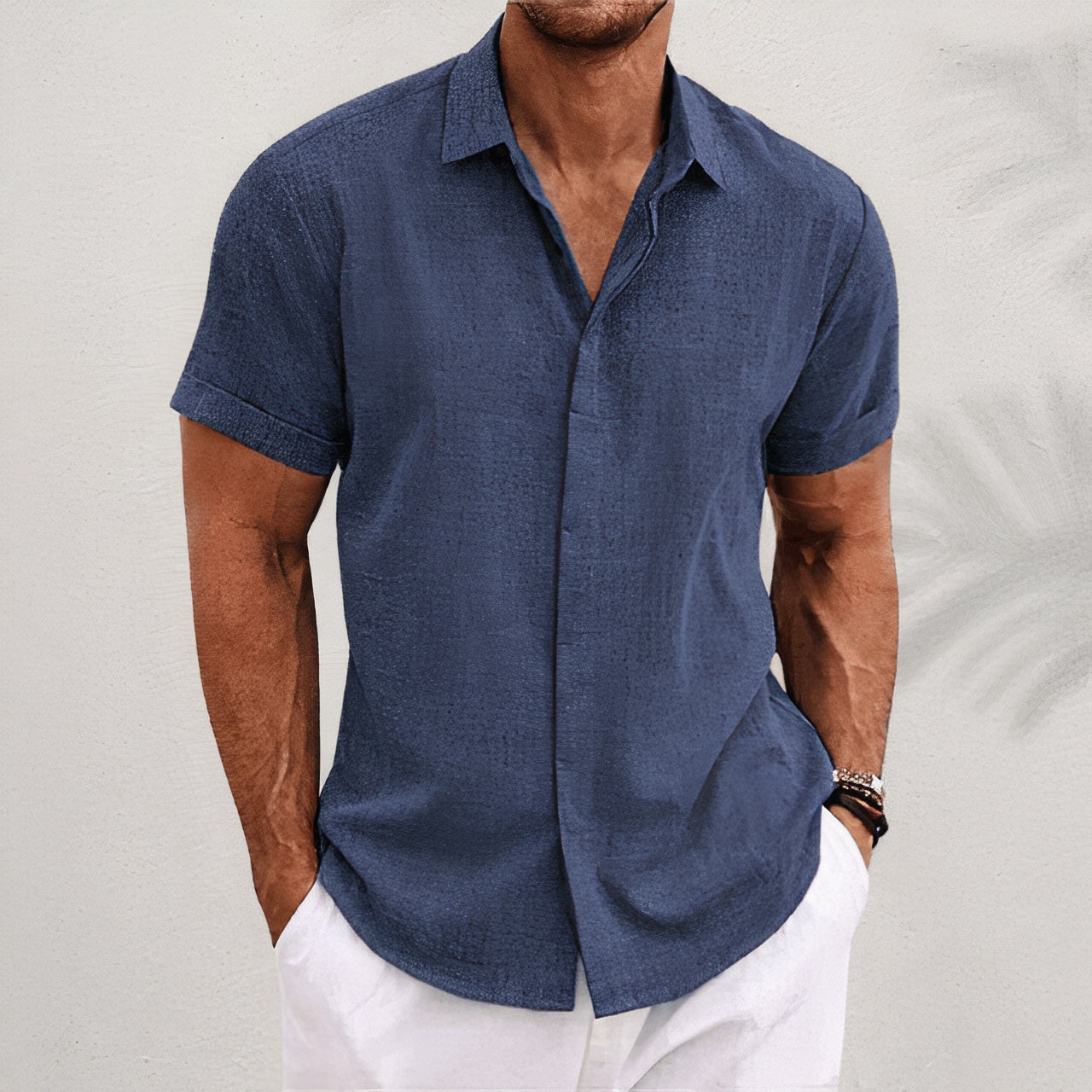 Mens Summer Shirt Lightweight Breathable Comfort Fit Streetwave For Men Casual Everyday Wear
