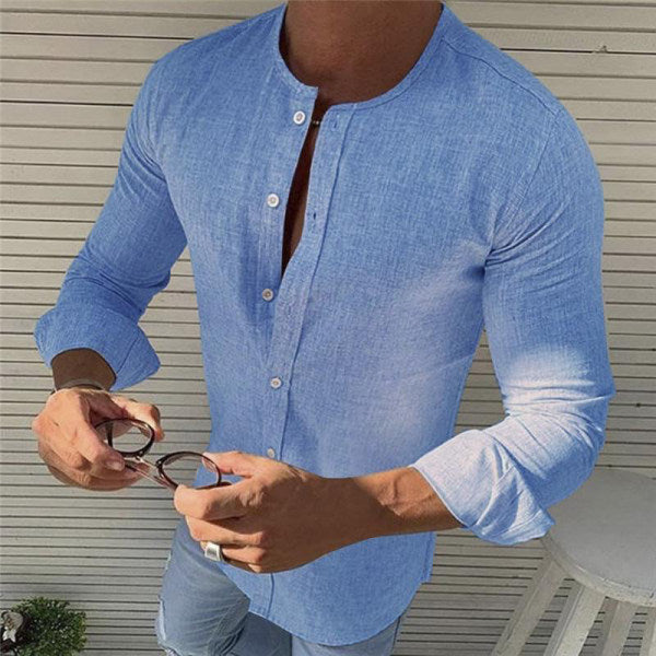 Street-Wave Mens Summer Shirt Breathable Lightweight Relaxed Fit All Day Comfort For Hot Days