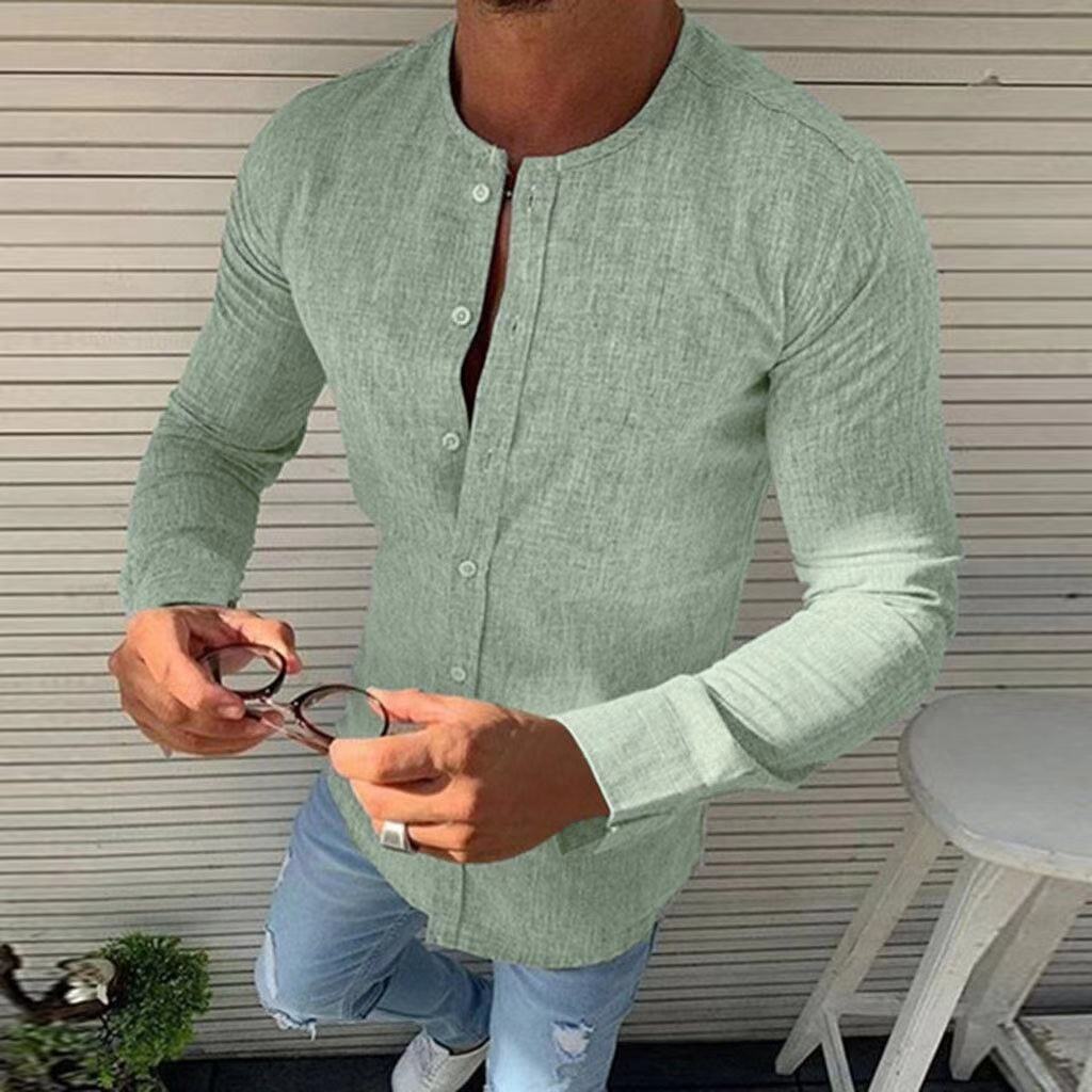 Street-Wave Mens Summer Shirt Breathable Lightweight Relaxed Fit All Day Comfort For Hot Days