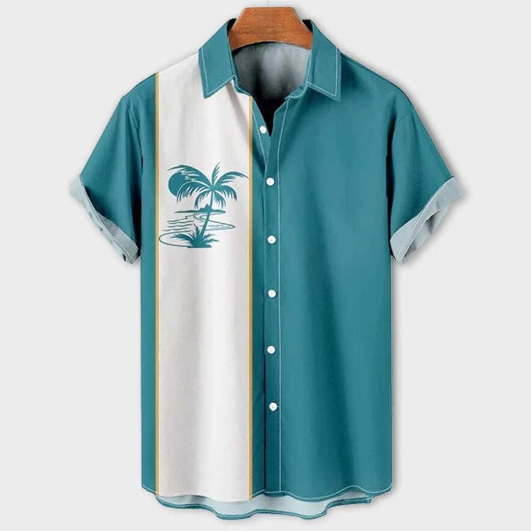 Streetwave Mens Summer Shirt Breathable Lightweight Fabric Loose Fit For Men All Day Comfort