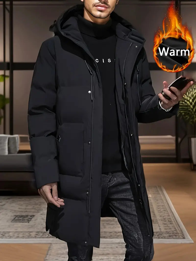 Street-Wave Ultra Warm Fleece Jacket For Men With Cozy Insulation And Practical Pockets