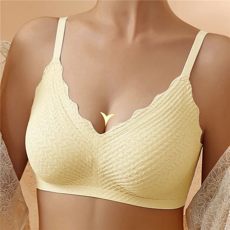 Women's Seamless Bra with Soft Fabric and Stretch Fit