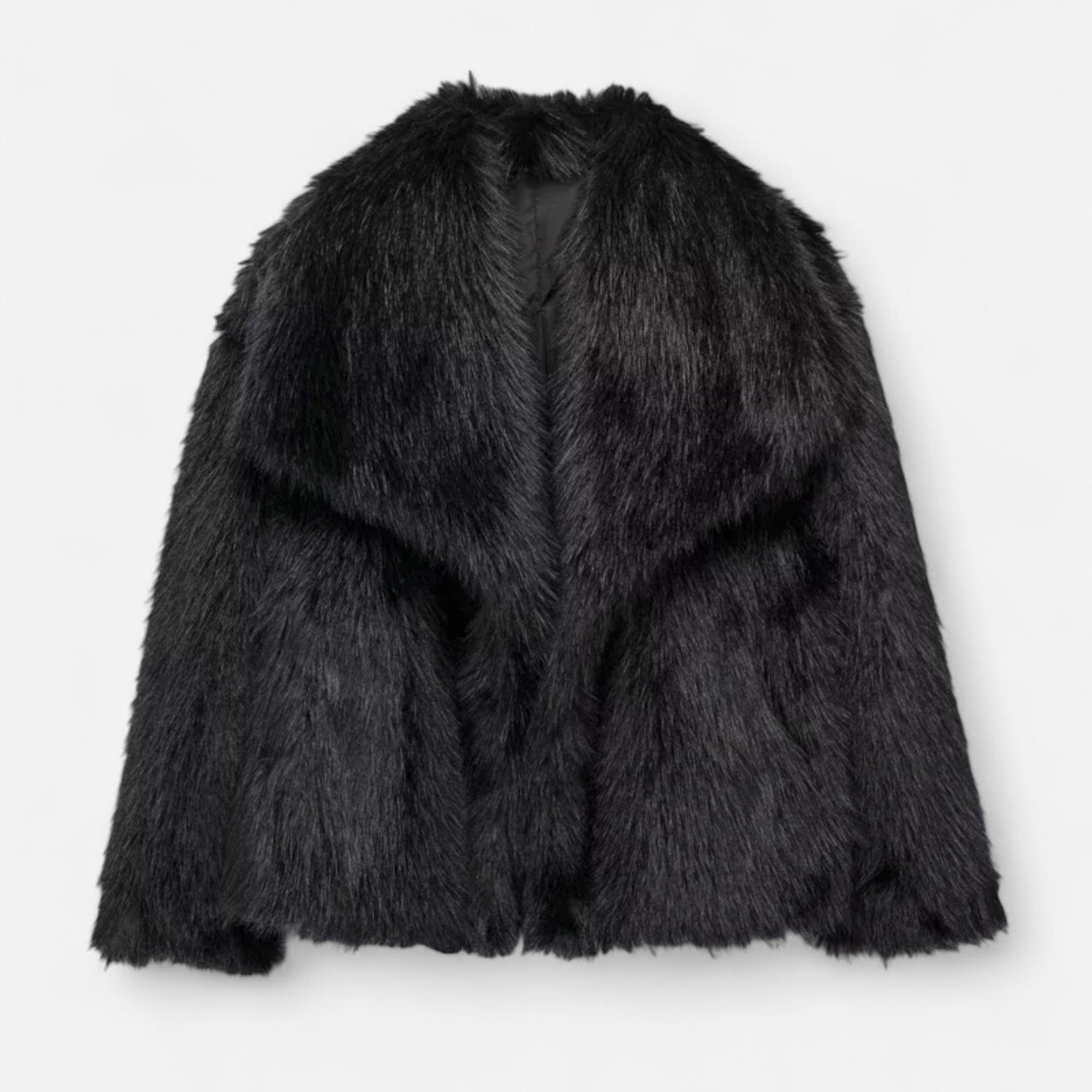 Anna Women Faux Fur Jacket by Street Wave Plush Warm Chic