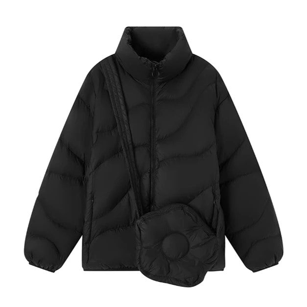 Street-wave Hooded Down Jacket for Women - Ultra Warm, Lightweight, Water-Resistant Winter Coat