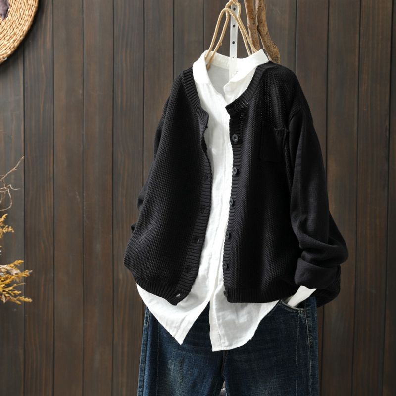 Street Wave Fiona Women's Winter Button Up Knit Cardigan For Cozy Warmth