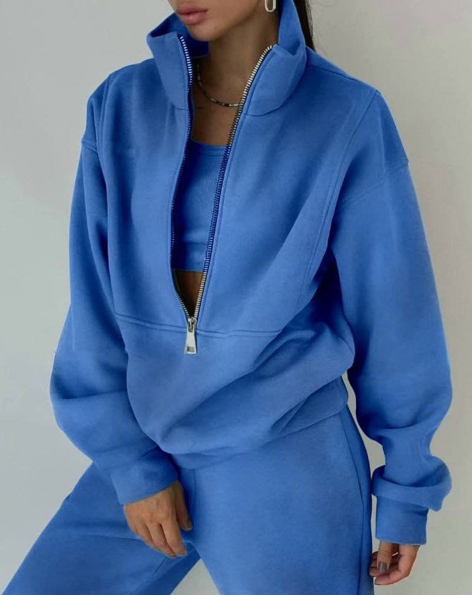 Grace Street-Wave Women Oversized Two-Piece Set for Casual Chic