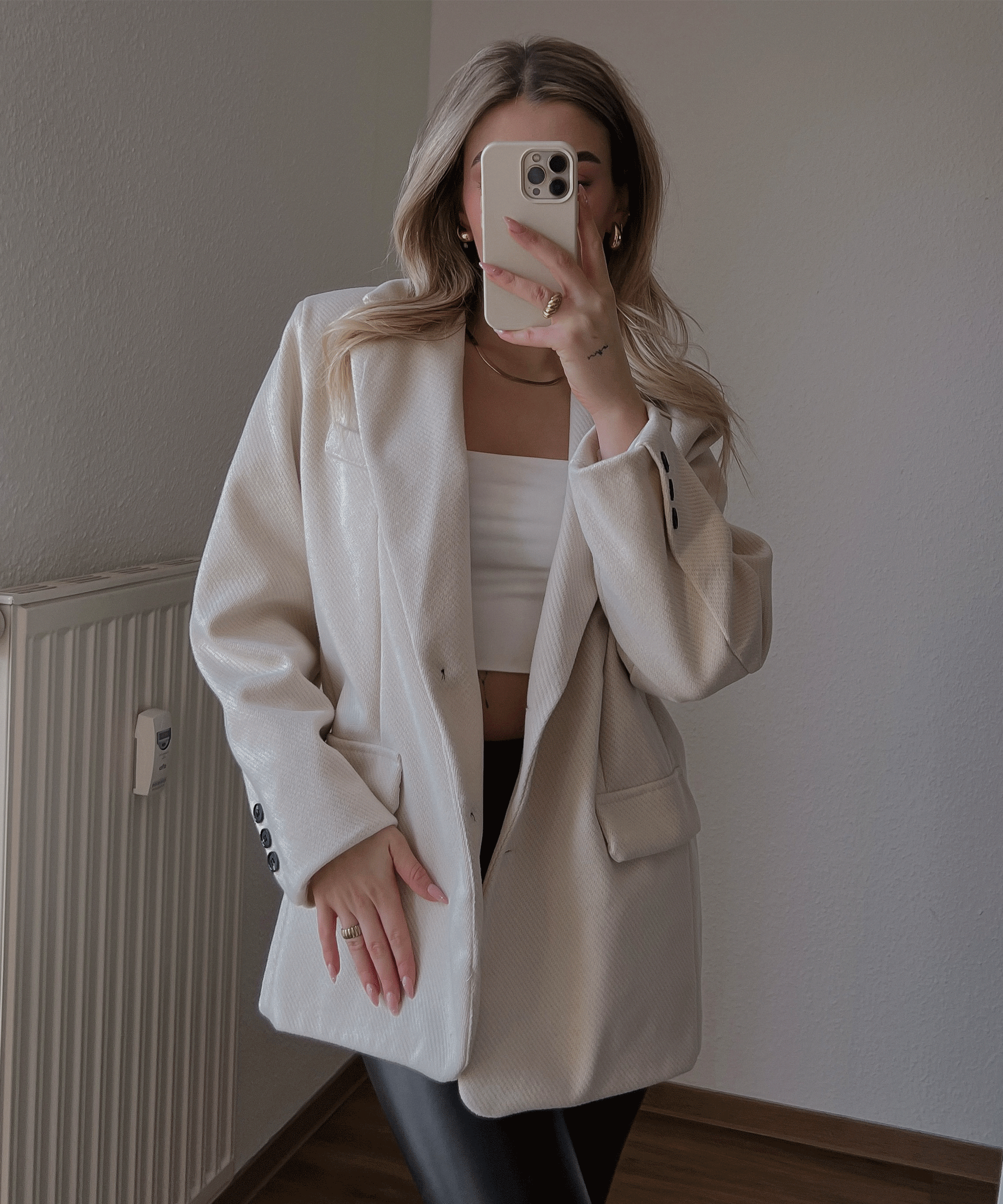 Beige Jacinta Blazer - Street-wave