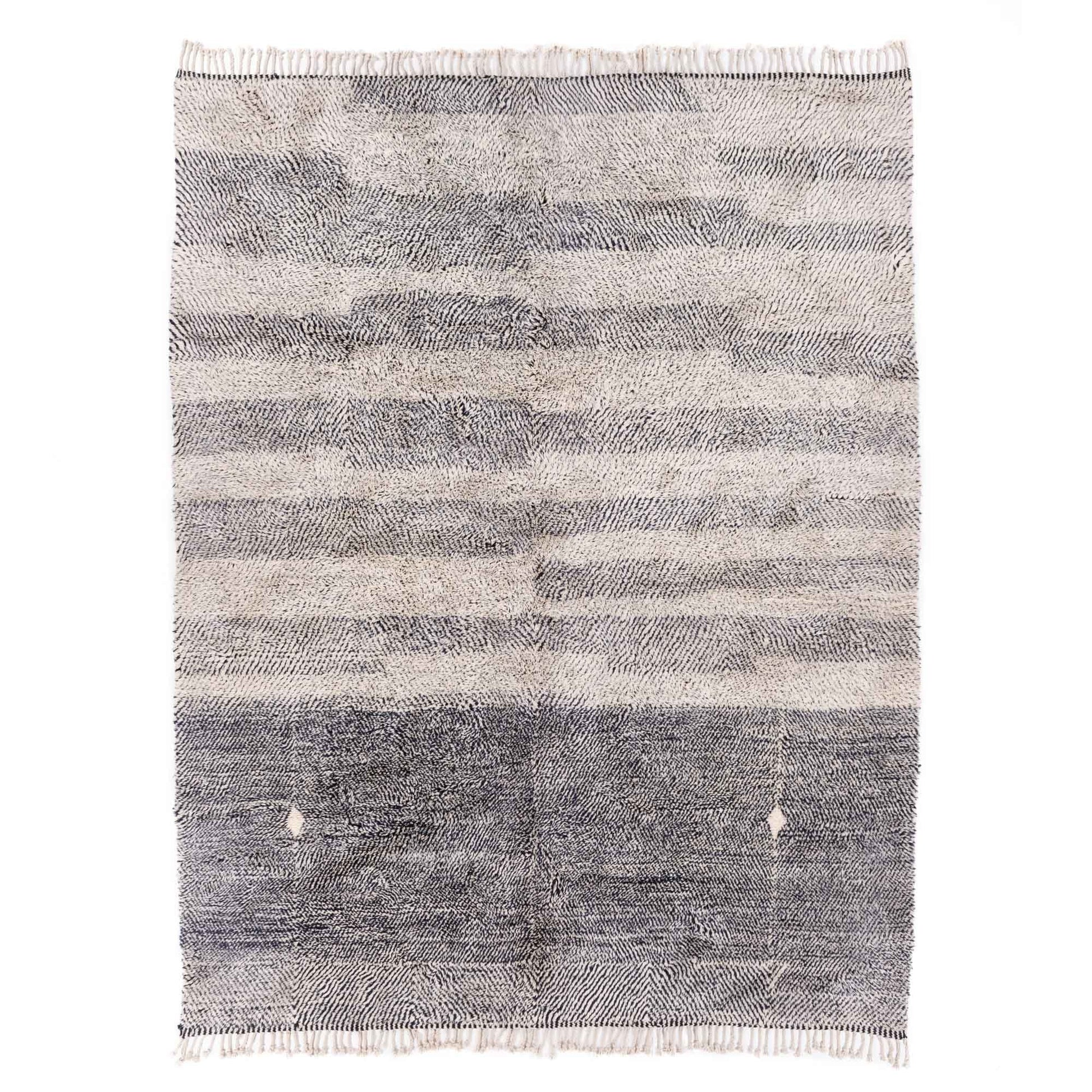 Blue Diamond - Luxury Shag Moroccan Rug - Street-Wave