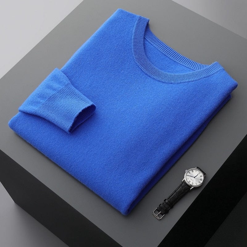 Street-Wave Men Knit Sweater Crewneck For Everyday Comfort And Layering