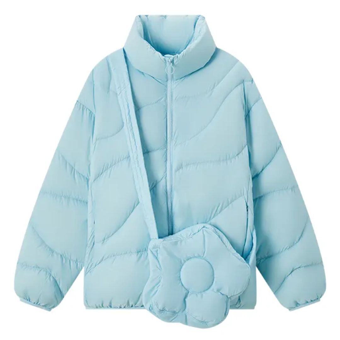 Street-wave Hooded Down Jacket for Women - Ultra Warm, Lightweight, Water-Resistant Winter Coat