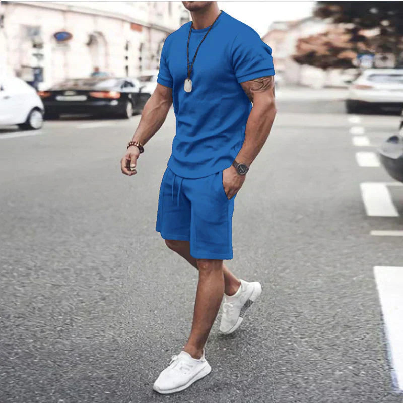 Street Wave Mens Two Piece Suit Set Elegant All Day Comfort For Style Conscious Men