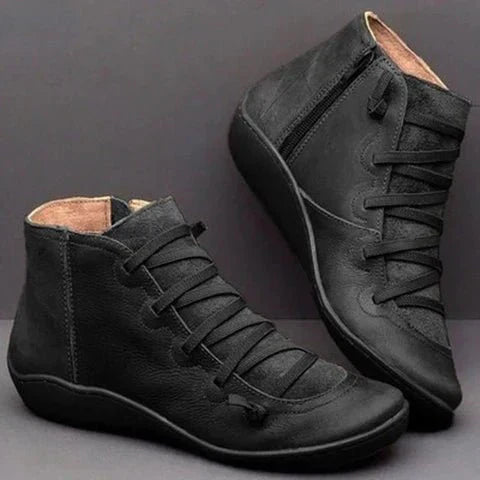 Street-Wave Elegant Ankle Boots For Women Comfortable Versatile Day To Night Style