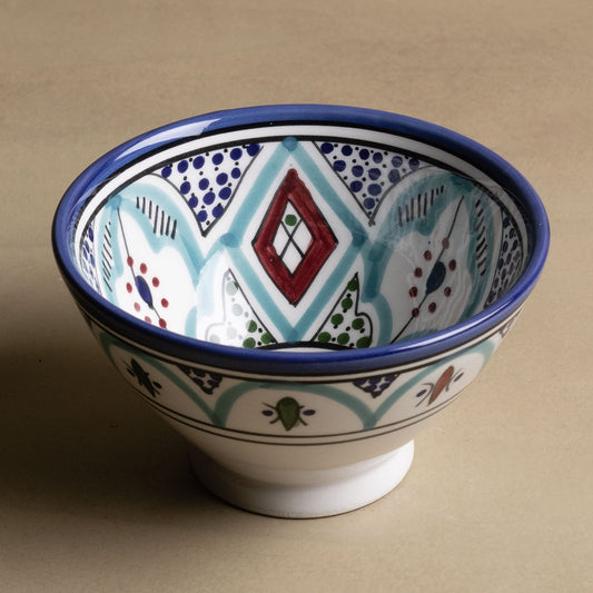Fez Bowl Blue Green - Moroccan Dinnerware - Street-Wave