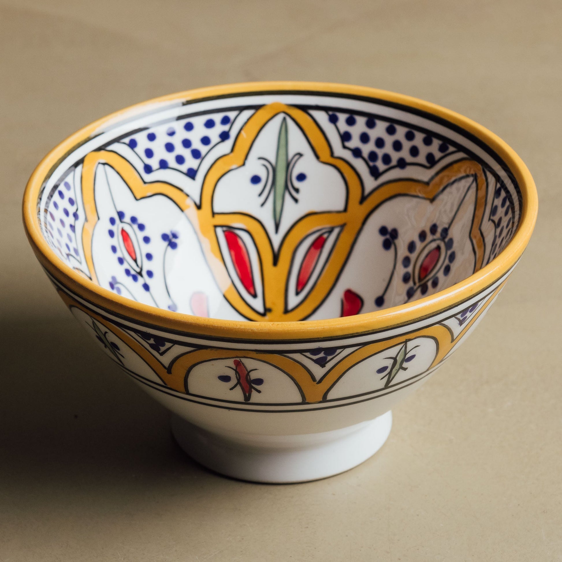 Fez Mustard Bowl - Moroccan Dinnerware - Street-Wave