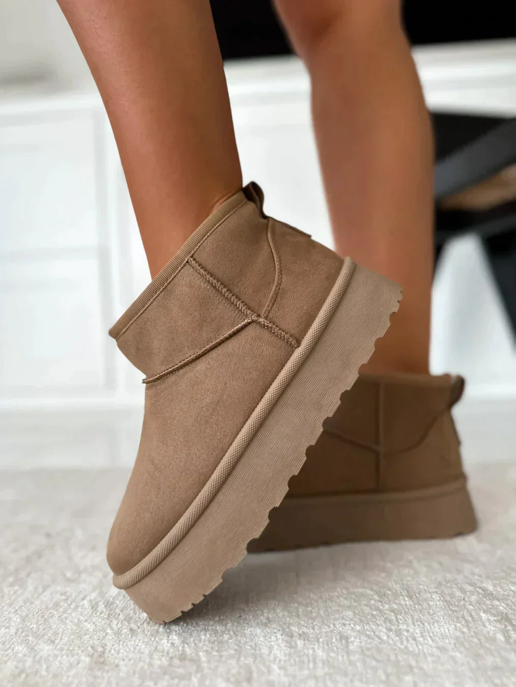 Evelyn Boots for Women Warm Snow Boots With Cushioned Comfort And Platform Sole by Street Wave