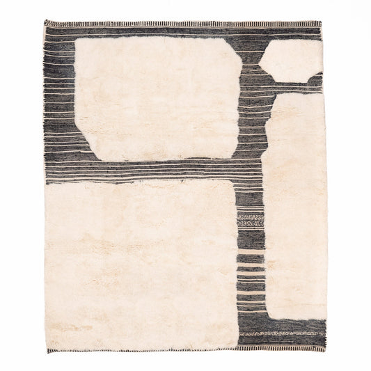 Glitch - Luxury Shag Moroccan Rug - Street-Wave