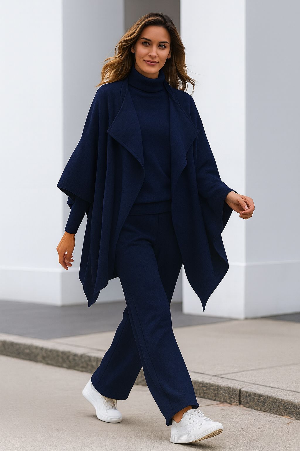 Street-Wave Knit Set Cardigan Top And Pants For Women Effortless Comfort And Versatile All Day Style