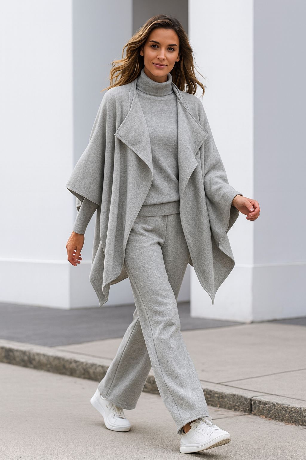 Street-Wave Knit Set Cardigan Top And Pants For Women Effortless Comfort And Versatile All Day Style