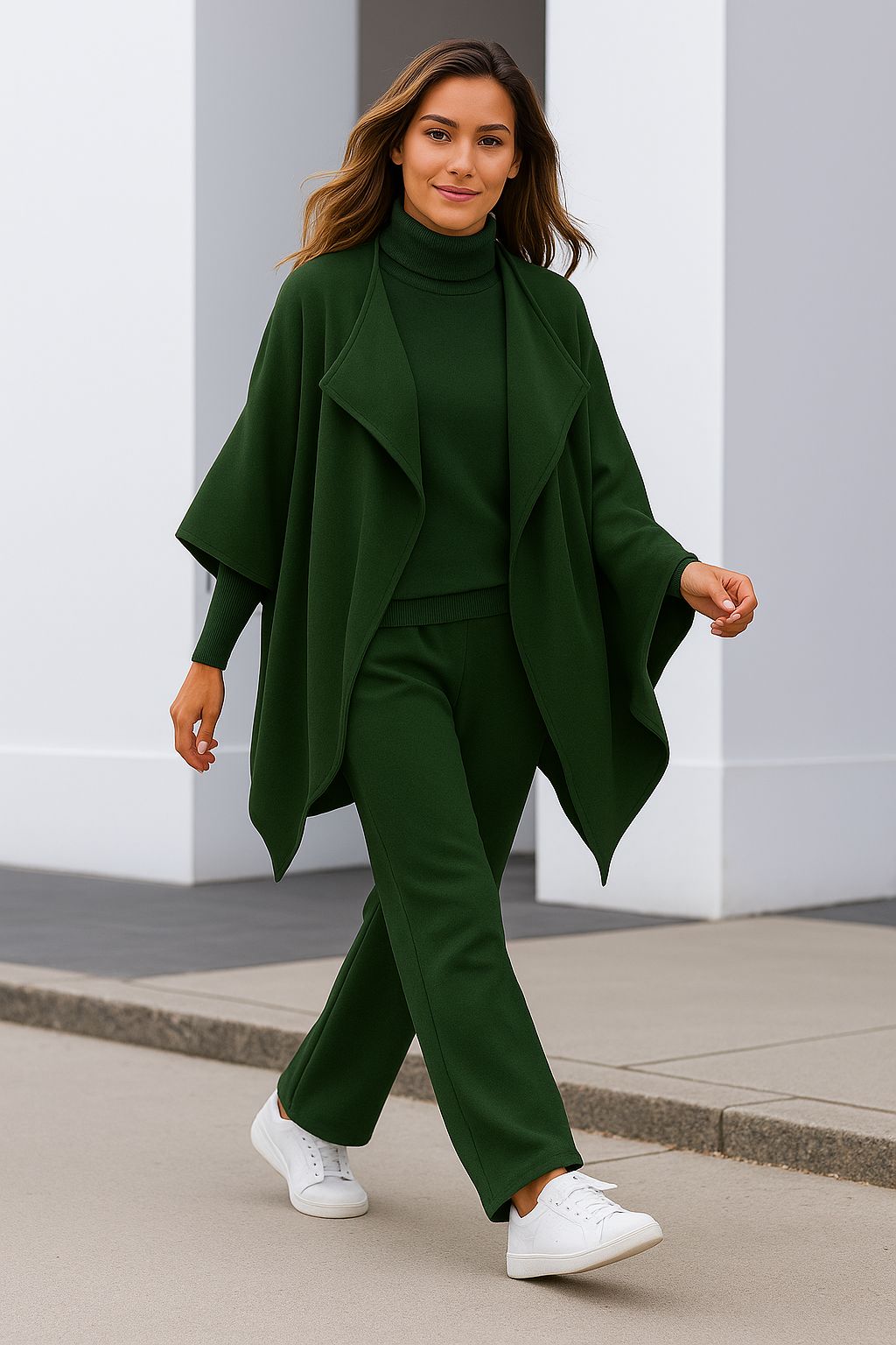 Street-Wave Knit Set Cardigan Top And Pants For Women Effortless Comfort And Versatile All Day Style