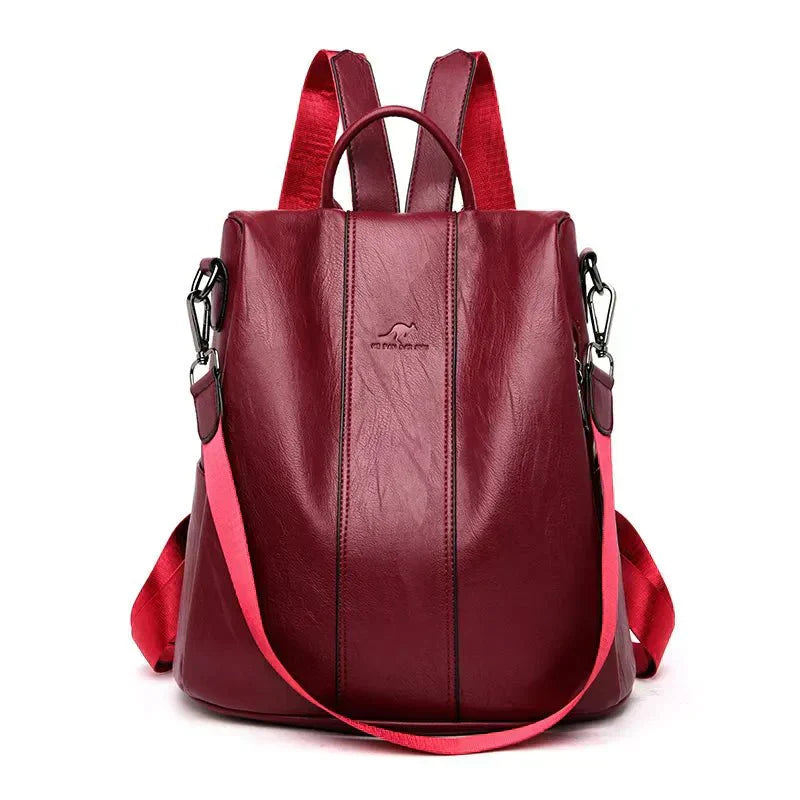 Street Wave Lena Vegan Leather Convertible Backpack Women